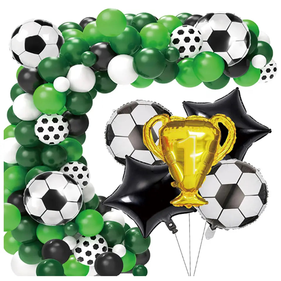 Set de globos futbol 74pcs
