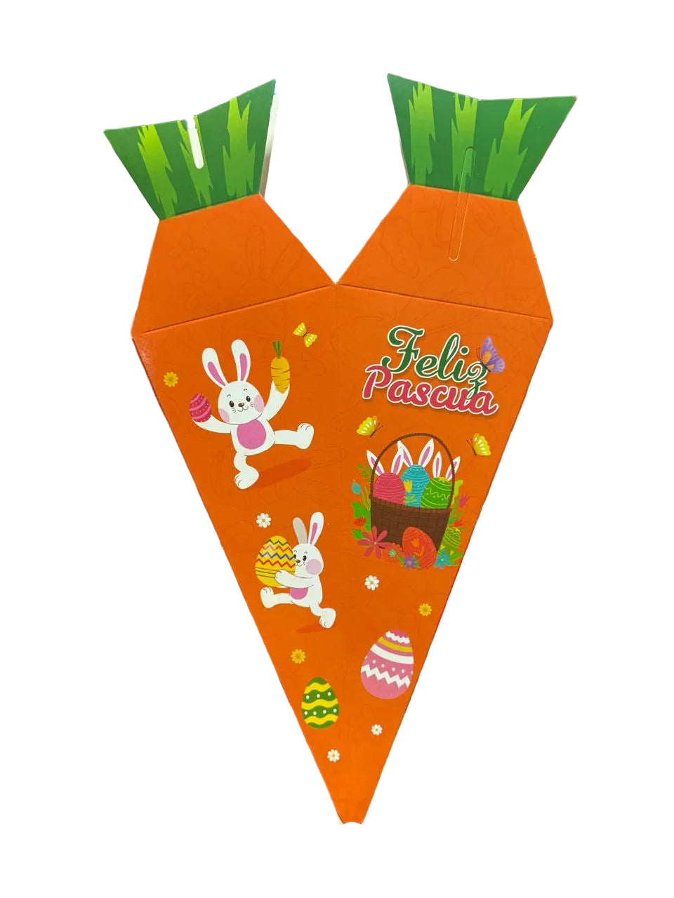 Caja zanahoria Pascua Naranja
