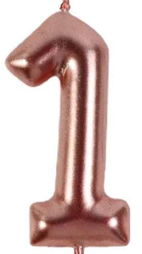 Velas Rose Gold (0-9)
