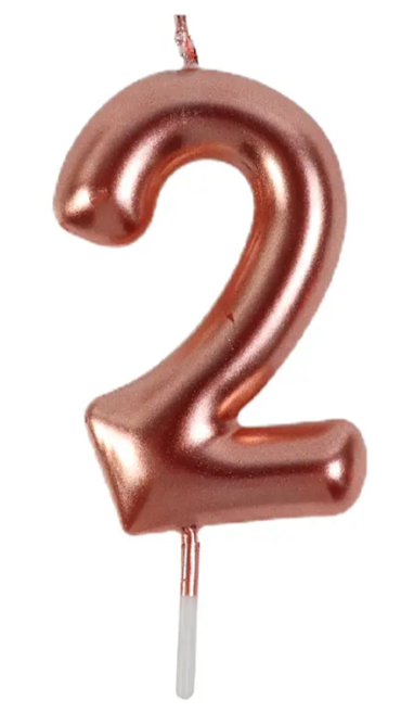 Velas Rose Gold (0-9)