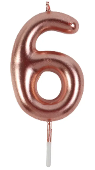 Velas Rose Gold (0-9)