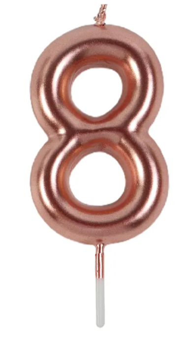 Velas Rose Gold (0-9)