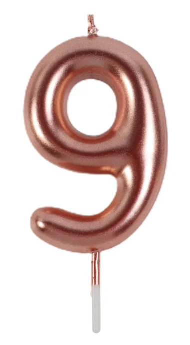 Velas Rose Gold (0-9)