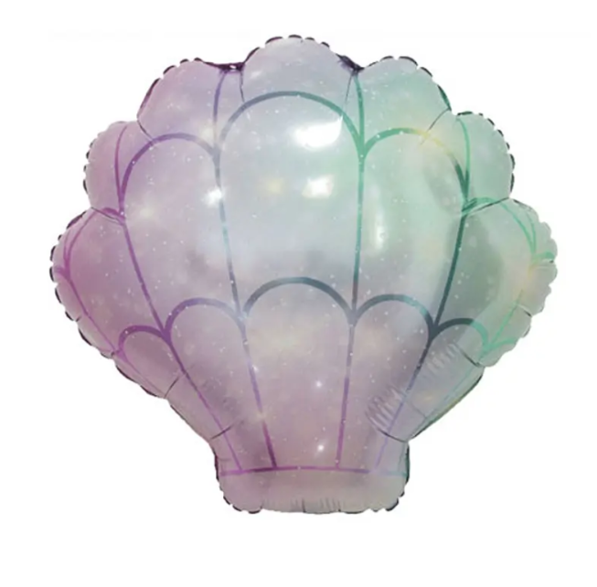 Globo metalizado ostra 48x54cm