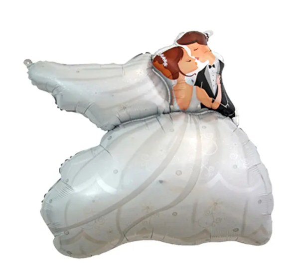 Globo metálico novios matrimonio