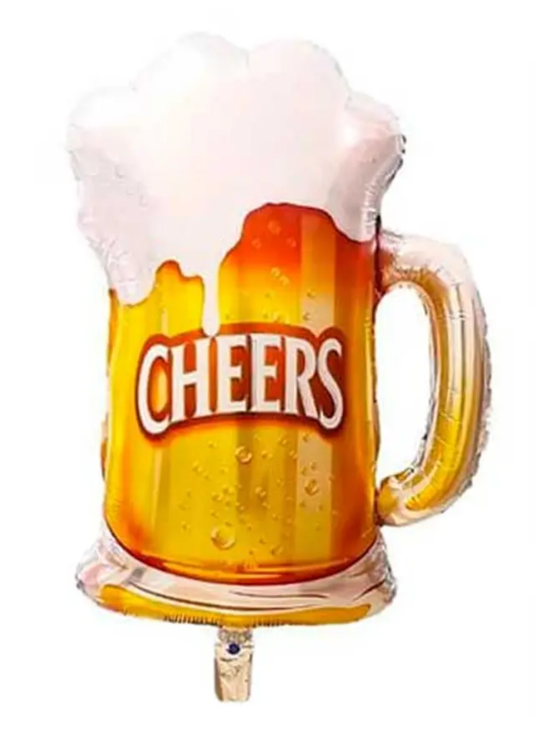 Globo vaso de cerveza 58x73cm