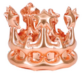 Corona de globo oro rosa 20x78cm