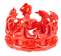 Corona de globo rojo 20x78cm