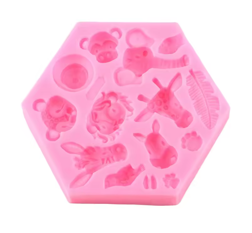Molde silicona Animales