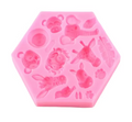 Molde silicona Animales
