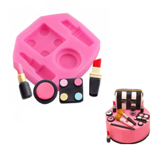 Molde de silicona maquillajes