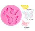 Molde silicona Mariposas 2