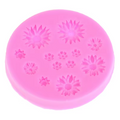 Molde silicona diferentes flores 2