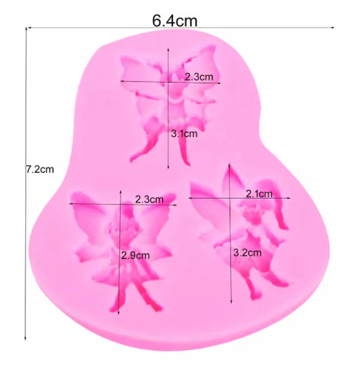 Molde silicona Hadas
