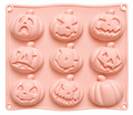 Molde de silicona calabazas Halloween 1