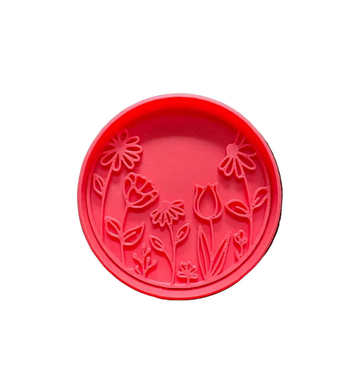 Cortador de galletas Circulo con diferentes flores