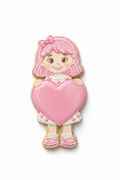 Cortador de galletas niña corazón