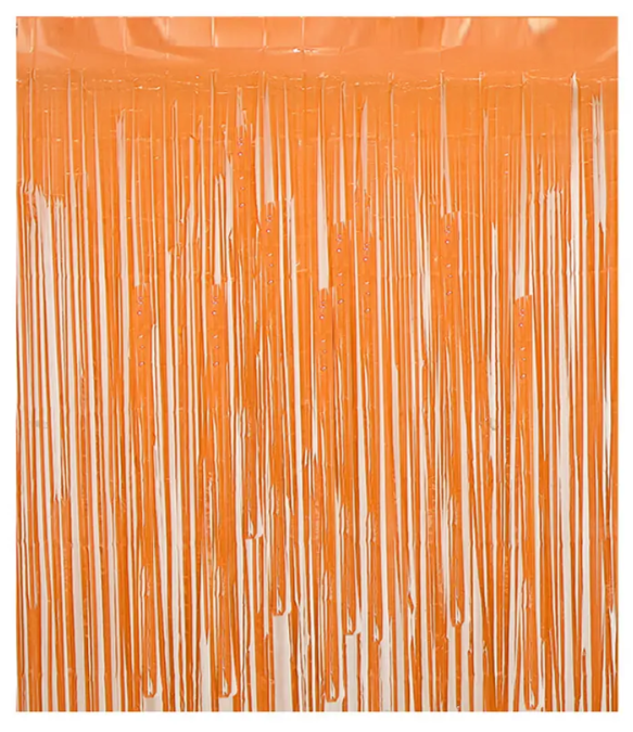 Cortina naranja 100x200cm