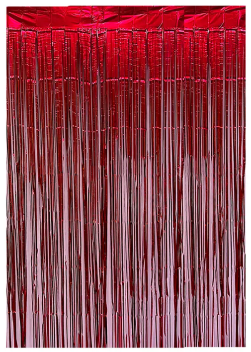 Cortina roja 100x200cm