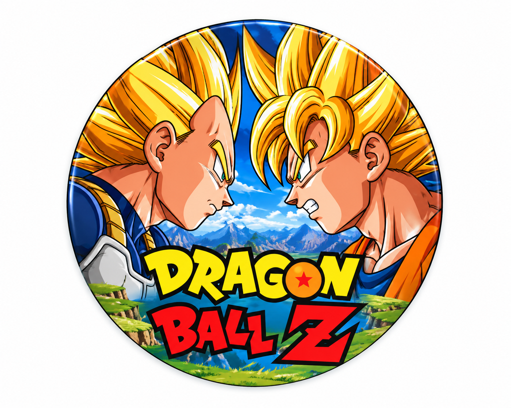 Stickers Dragon Ball 100 un surtidos 4x4 cm