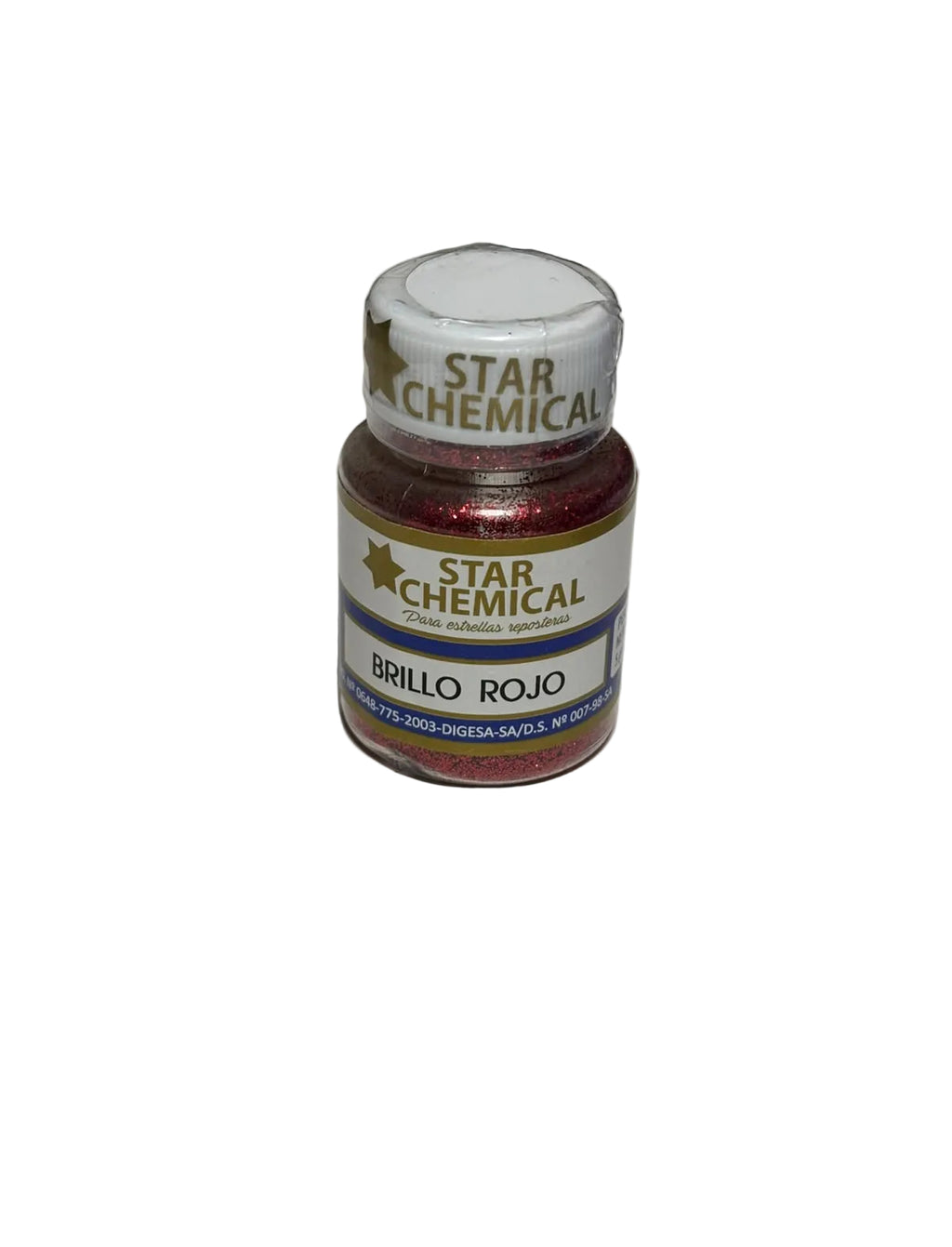 Glitter brillo Rojo Star Chemical 5grs