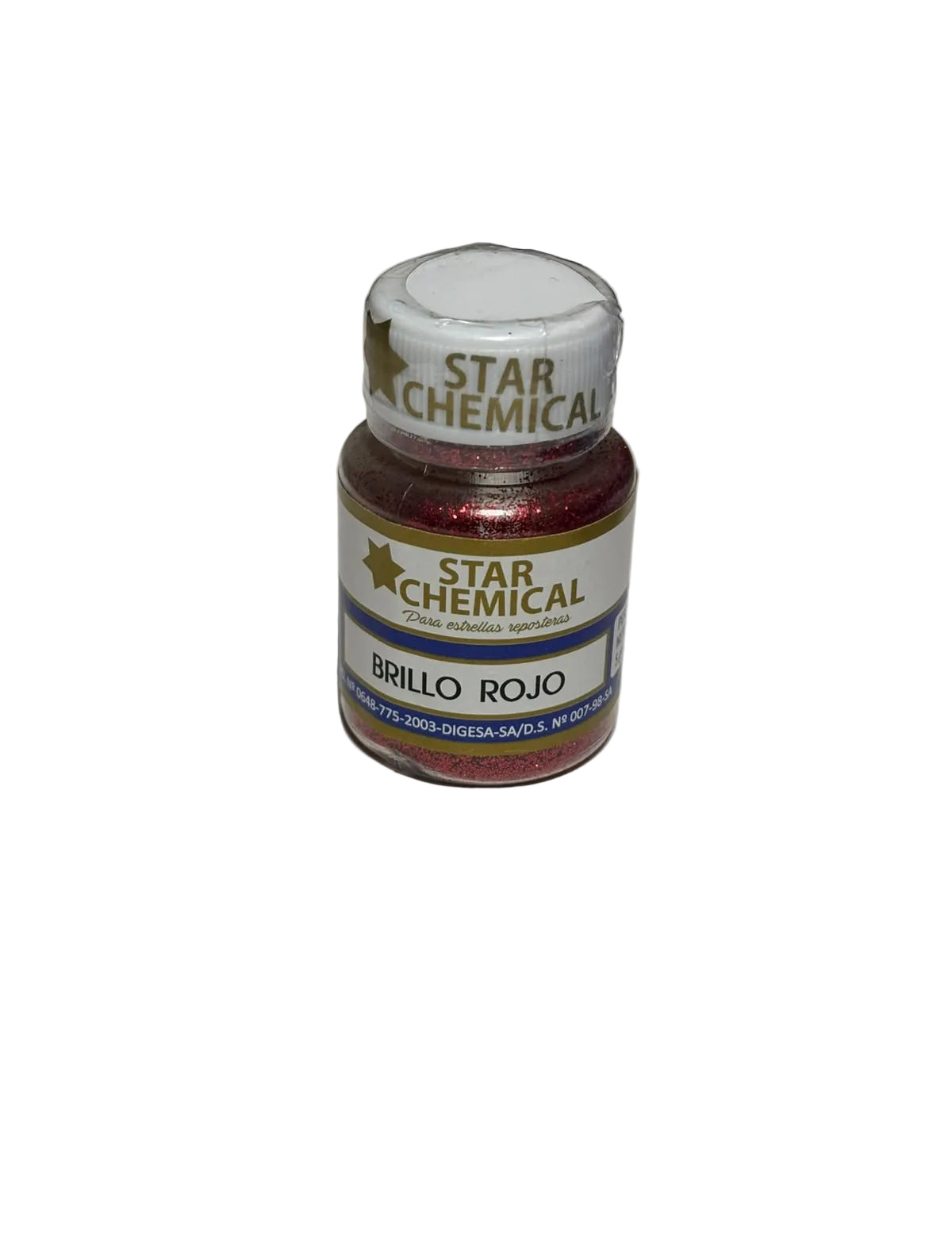 Glitter brillo Rojo Star Chemical 5grs