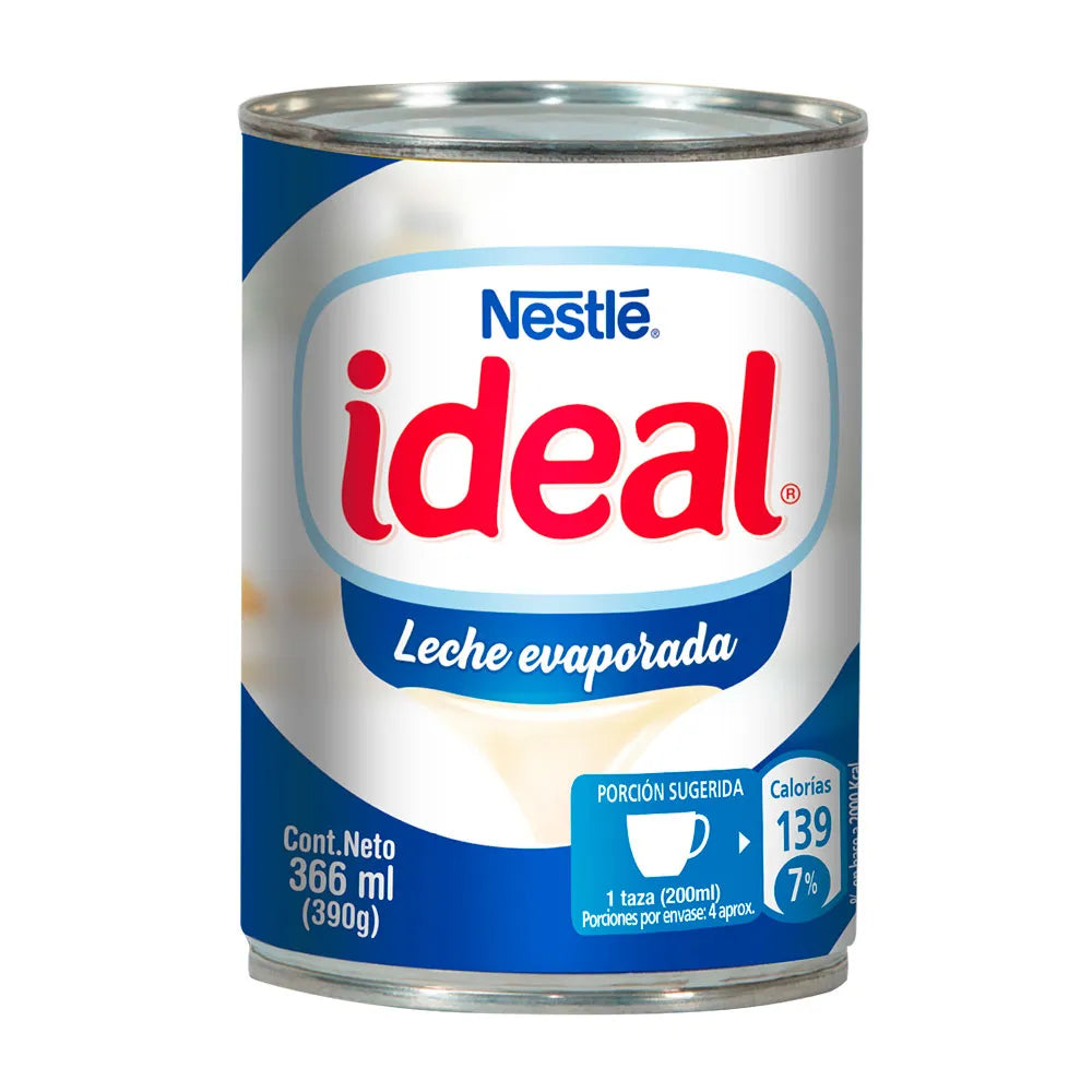 Leche Evaporada Ideal Nestlé 390 g