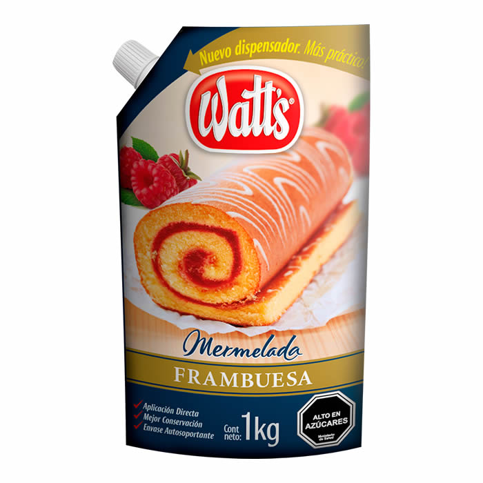Mermelada Watts Frambuesa 1kg