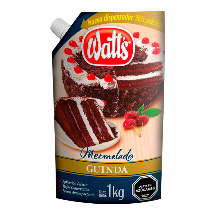 Mermelada Watts Guinda 1kg