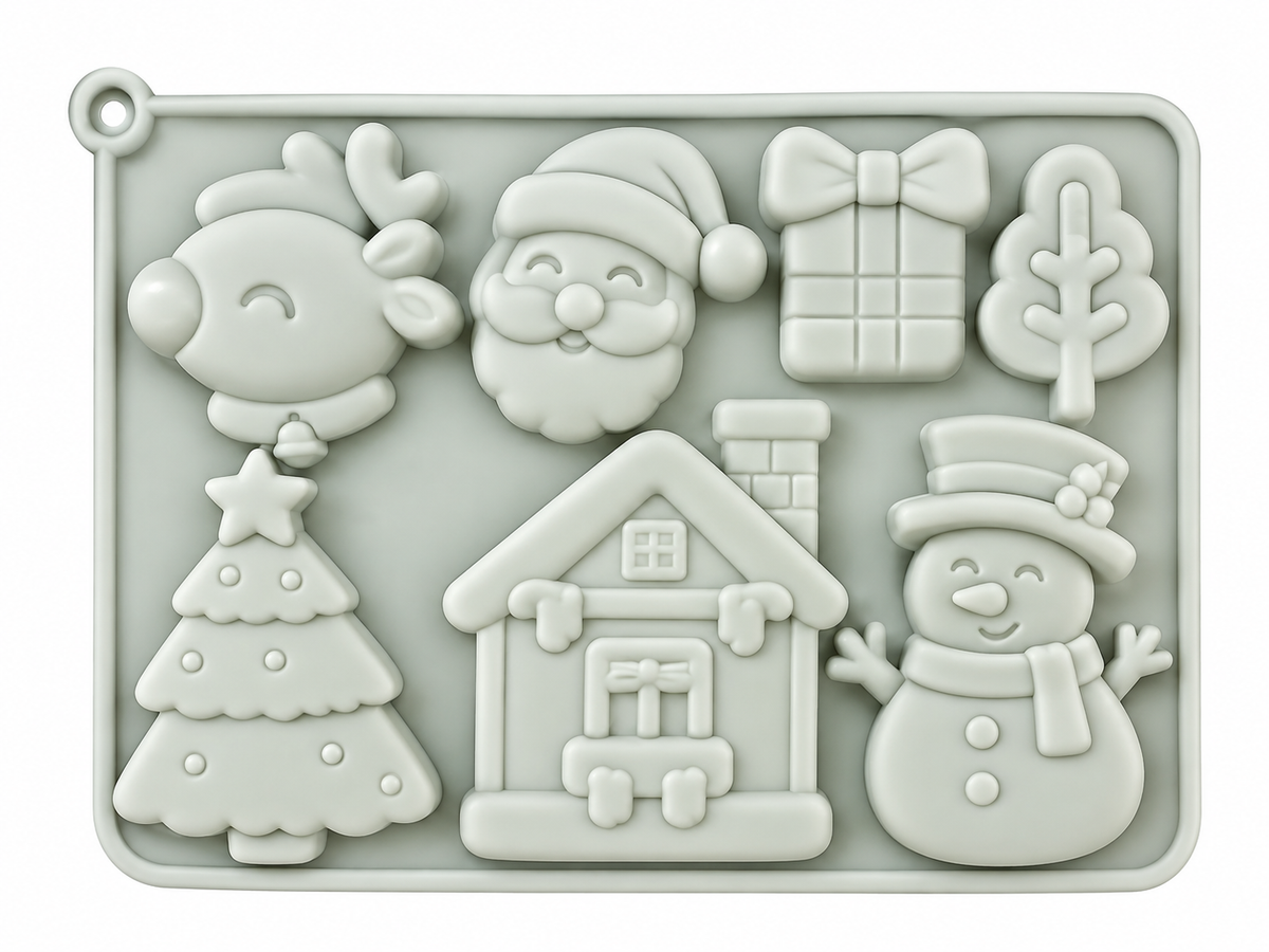 Molde de silicona Navidad 6