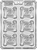 Molde plástico transparente pergamino 6 cavidades Para ti Mamá 6x5 cm