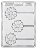 Molde plástico transparente 3girasoles 5x5 N432