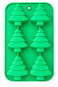 Molde de silicona Arboles de Navidad