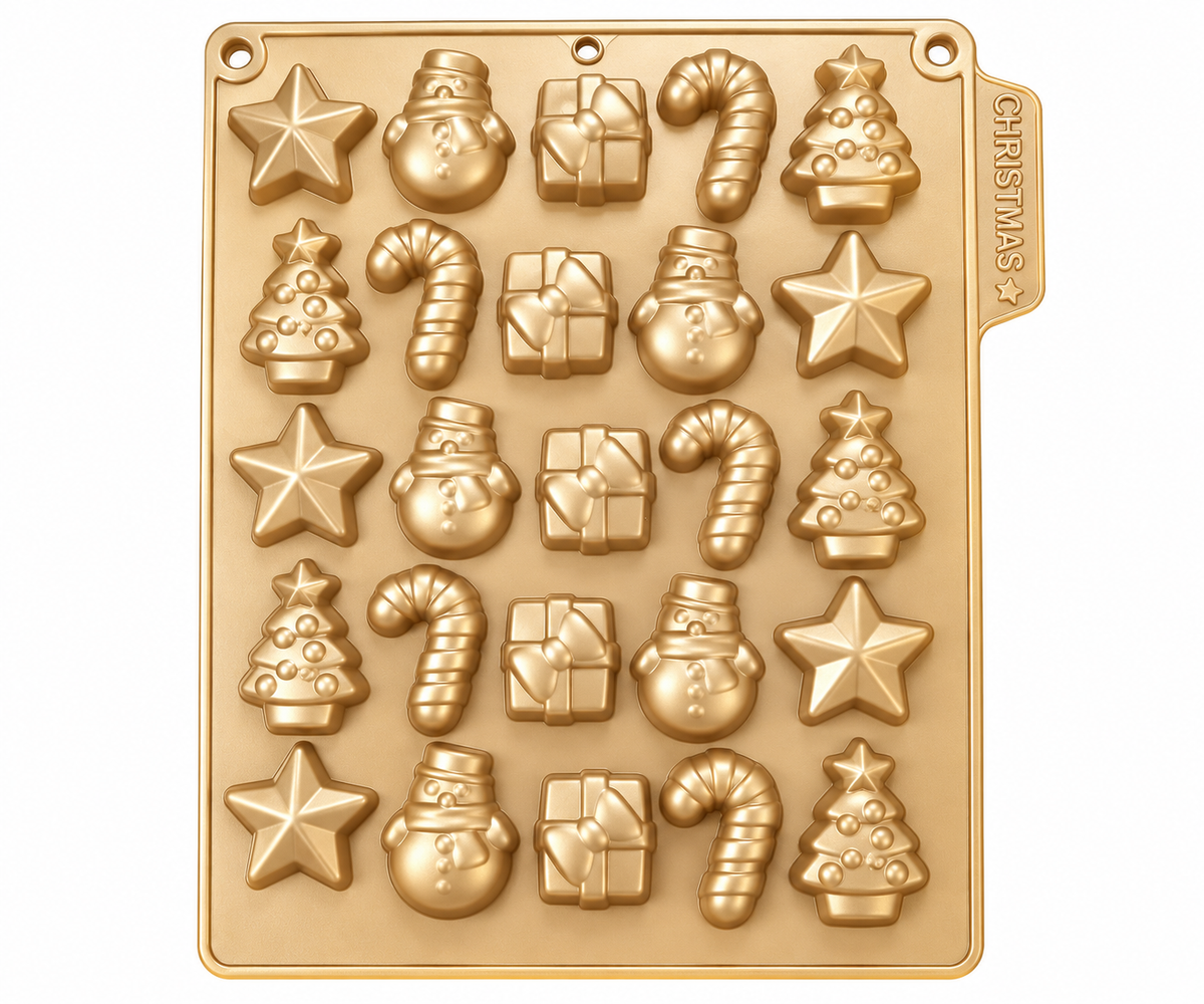 Molde silicona mix Navidad