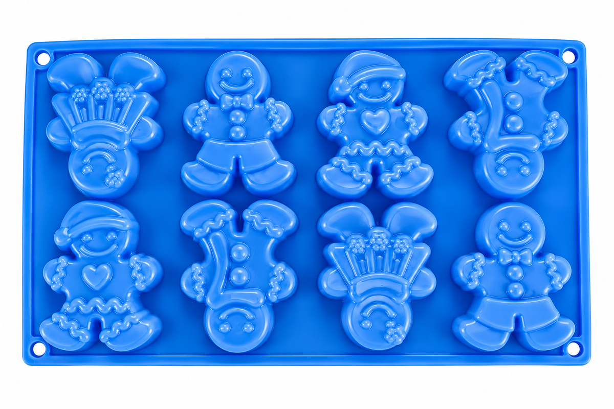Molde silicona galletas de jengibre