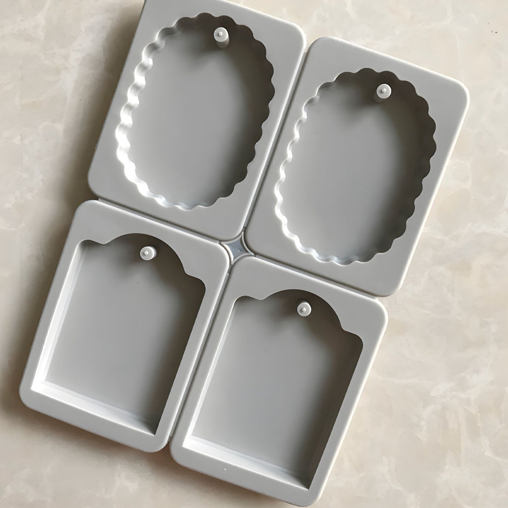 Molde silicona 4 cavidades tabletas