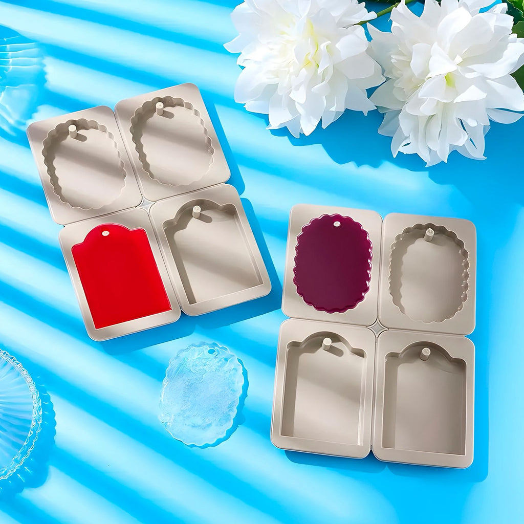 Molde silicona 4 cavidades tabletas