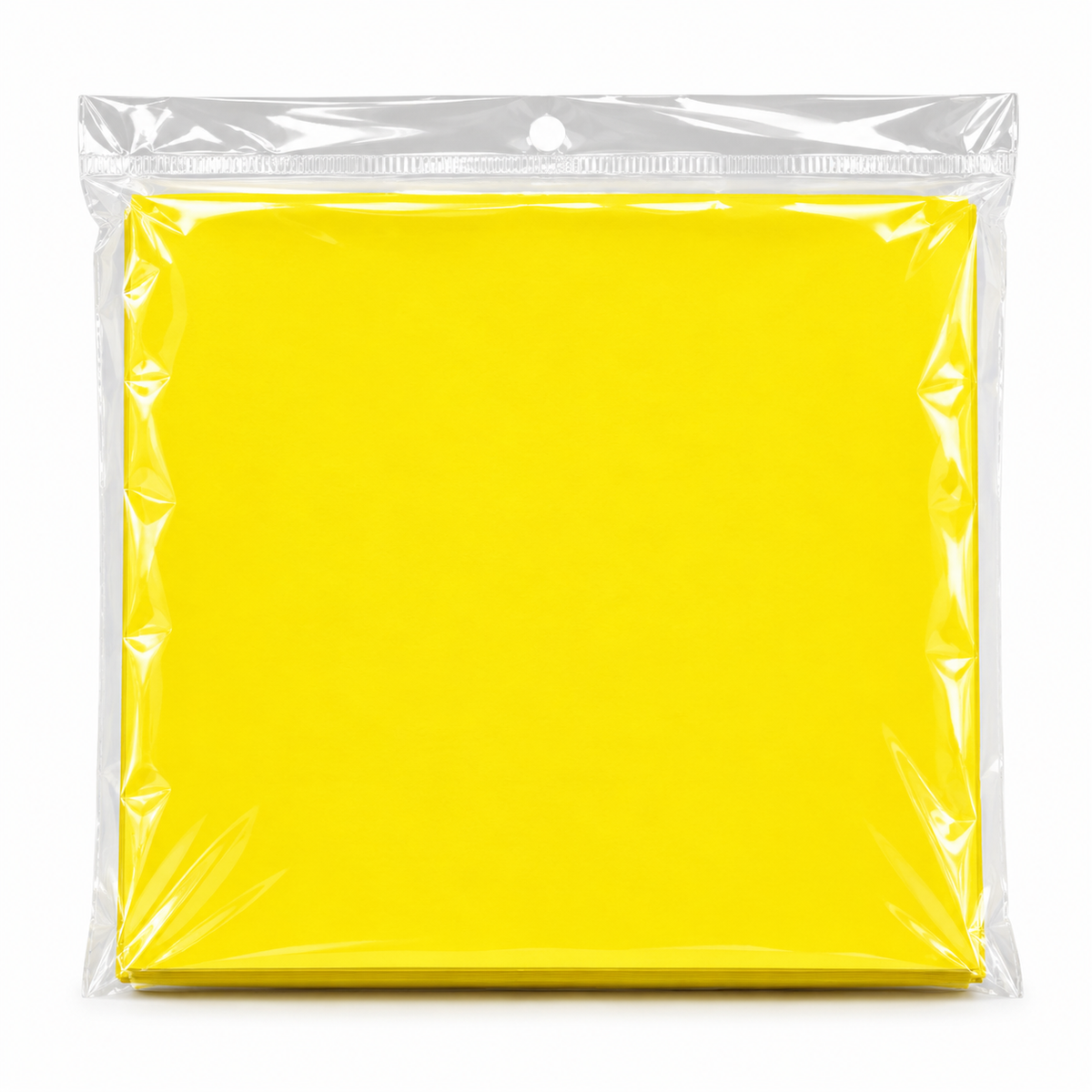 Papel para alfajor Anti grasa Amarillo 15x15 cm, 100 unidades