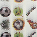 Papel para alfajor Anti grasa Futbol 14x14 cm, 100 unidades