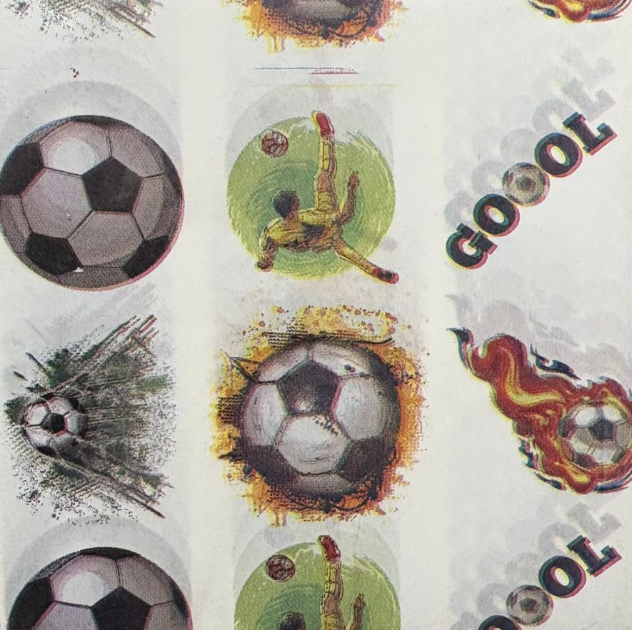 Papel para alfajor Anti grasa Futbol 14x14 cm, 100 unidades