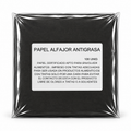 Papel para alfajor Anti grasa Negro 14x14 cm, 100 unidades