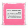 Papel para alfajor Anti grasa Rosado 14x14 cm, 100 unidades