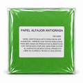 Papel para alfajor Anti grasa Verde 14x14 cm, 100 unidades