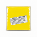Papel para alfajor, Polypapel Perlescente Amarillo 14x14 cm, 100 unidades