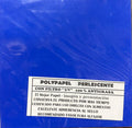 Papel para alfajor, Polypapel Perlescente Azul 14x14 cm, 100 unidades