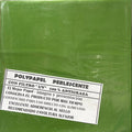 Papel para alfajor, Polypapel Perlescente Verde 14x14 cm, 100 unidades
