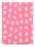 Papel matequilla fantasmas Halloween rosado28X33