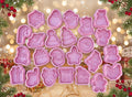Set Cortadores de galletas Calendario de advientos 2, 24PCS