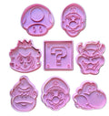 Set Cortadores de galletas Personajes Mario Bros.