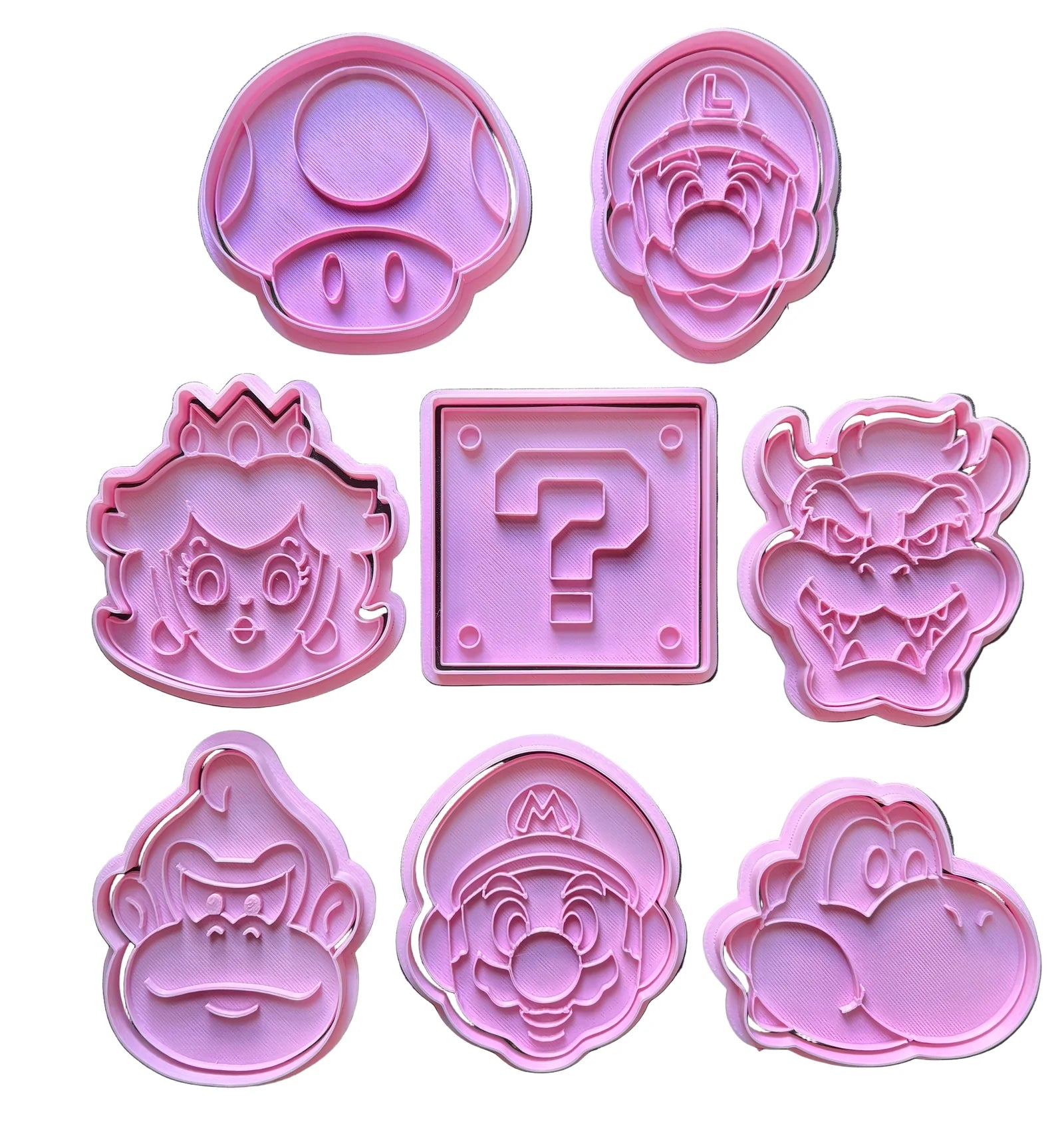 Set Cortadores de galletas Personajes Mario Bros.